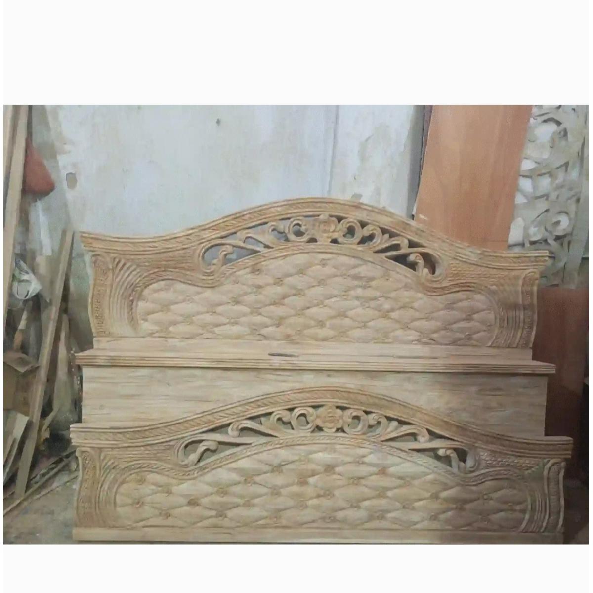 Segun wood box on sale bed design