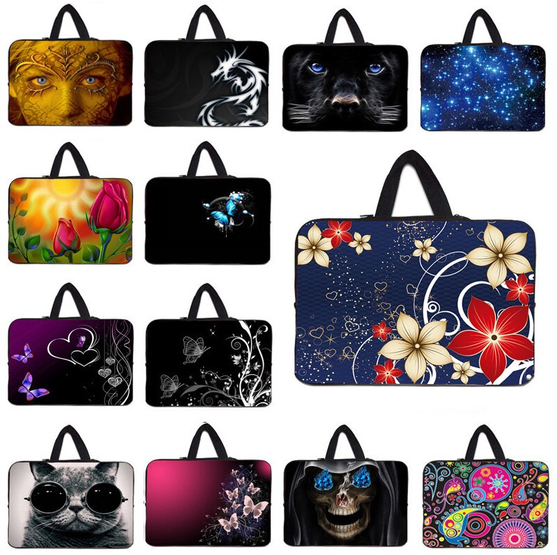 【happy one】Beautiful Flowers Tablet Netbook Shockproof Neoprene Bag Case For Chuwi H10 9.7" 10.1" For iPad Air 1 2 3 2019. 