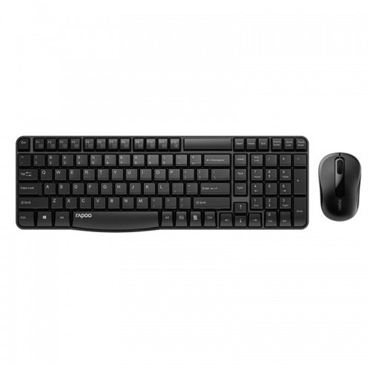 Rapoo X1800S Black Wireless Keyboard & Mouse Combo