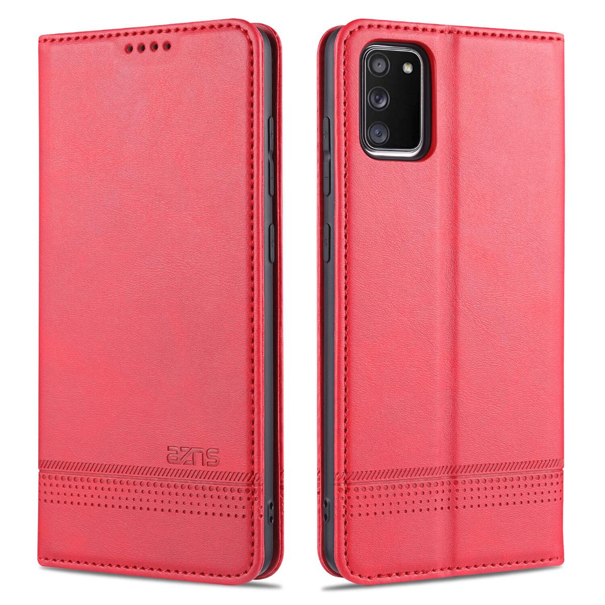 Leather Case for Samsung A02S Vintage Flip Wallet Card Slots Magnetic Closure TPU Inner Stand Cover for Samsung Galaxy A02S