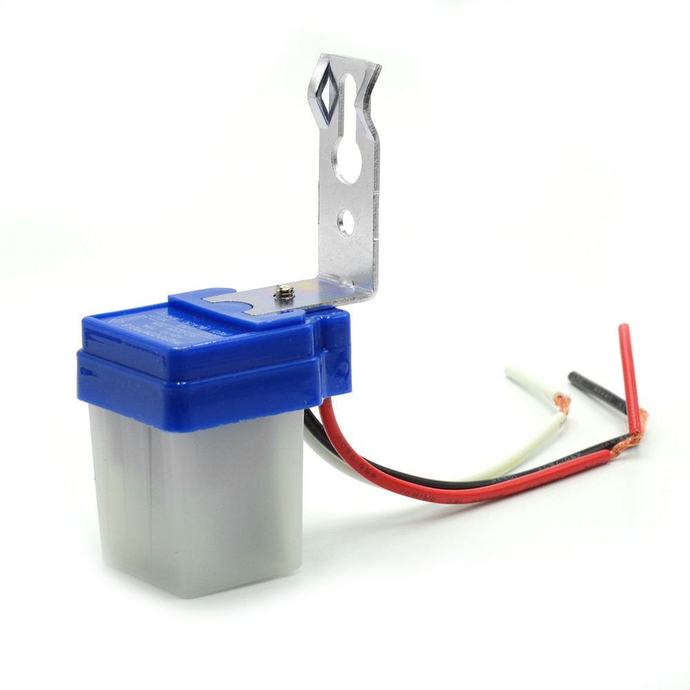 Automatic On Off Photocell Controller street Lamp Light Switch DC AC 220V 50-60Hz 10A Photo Control Photoswitch Sensor Switch. 