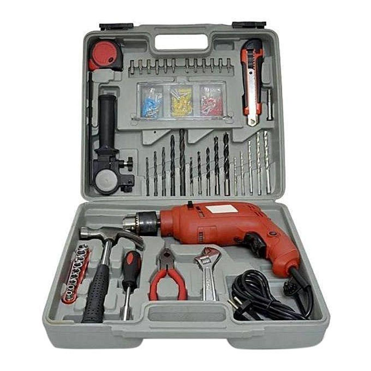 Drill Machine Set with 100PCs Tool Kit - Multi-Color