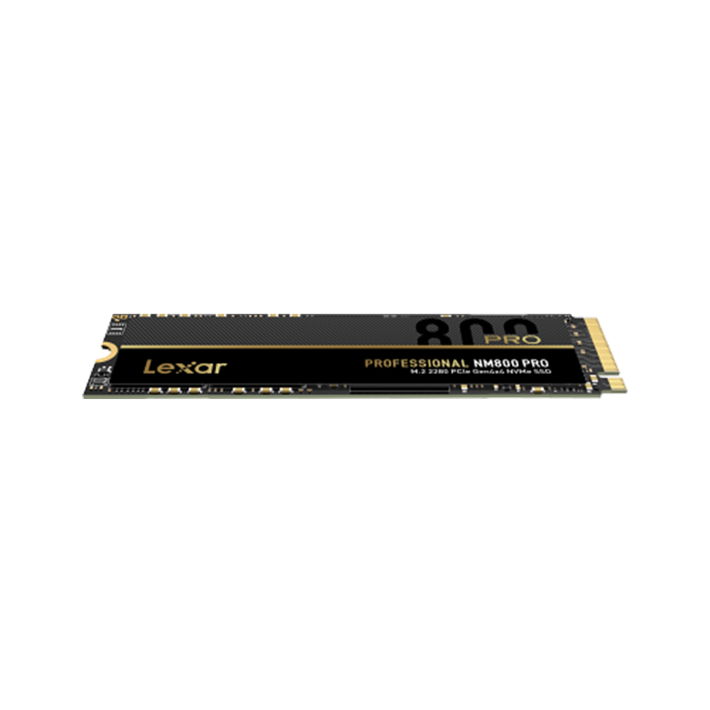 Lexar Professional NM800 PRO 512GB M.2 2280 PCIe Gen4x4 NVMe Solid State Drive with NVMe 1.4 Standard - 12nm Controller - High Speed Performance. 