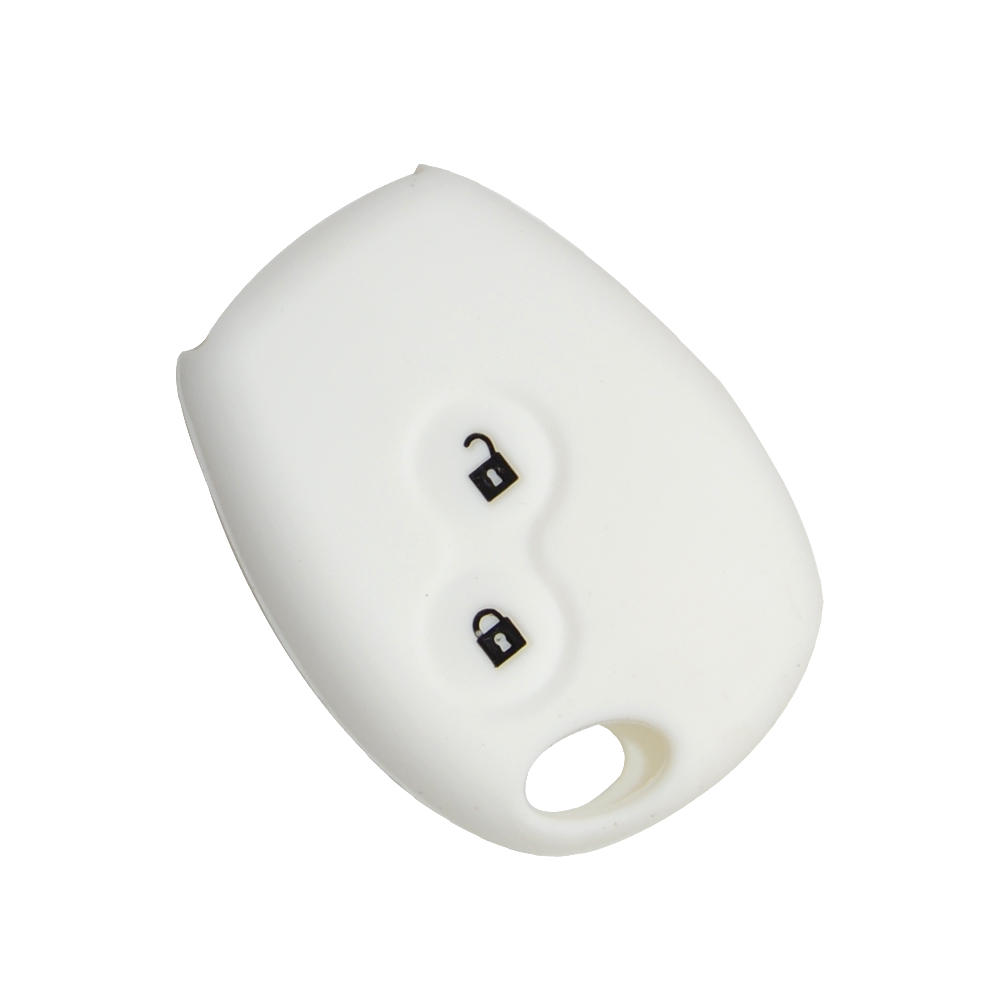 【DATA FROG Global MALL】Okey 2 Buttons Car Silicone Shell For Clio Silica Key Shell Shipping