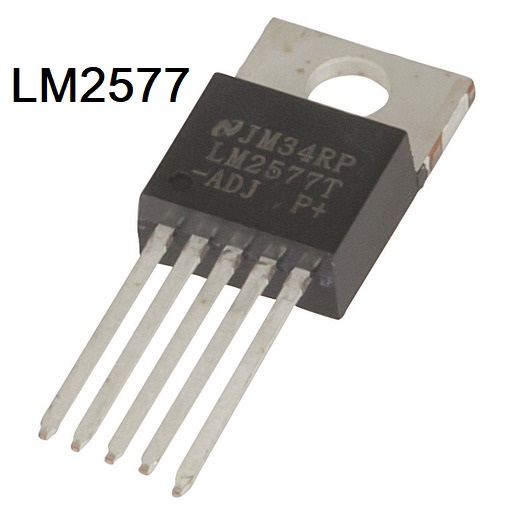 LM2577 LM 2577 Adjustable Voltage Regulator Boost Regulator IC 3.5V To 40V Input 65V Output Step Up Voltage Regulator IC 5 Pin TO-220-5 Package. 