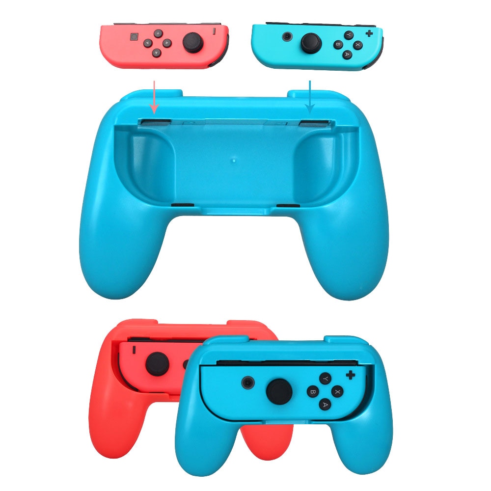 2pcs/set for NintendoSwitch Joy-con Handle Grip Joycon Stand Confortable Controller Holder for Nintendo Switch Game Accessories. 