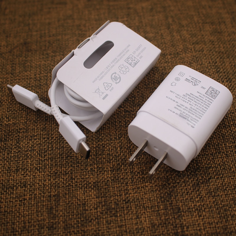 【Promise Eoonis】 Original For Samsung A54 A34 A33 A53 A73 5G 25W USB C Charger Super Fast Charging Wall Power Adapter For Galaxy S20 S21 FE S23. 