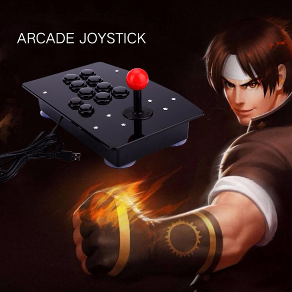 Arcade Joystick PC Game Controller Gamepad 10 Buttons Joystick For