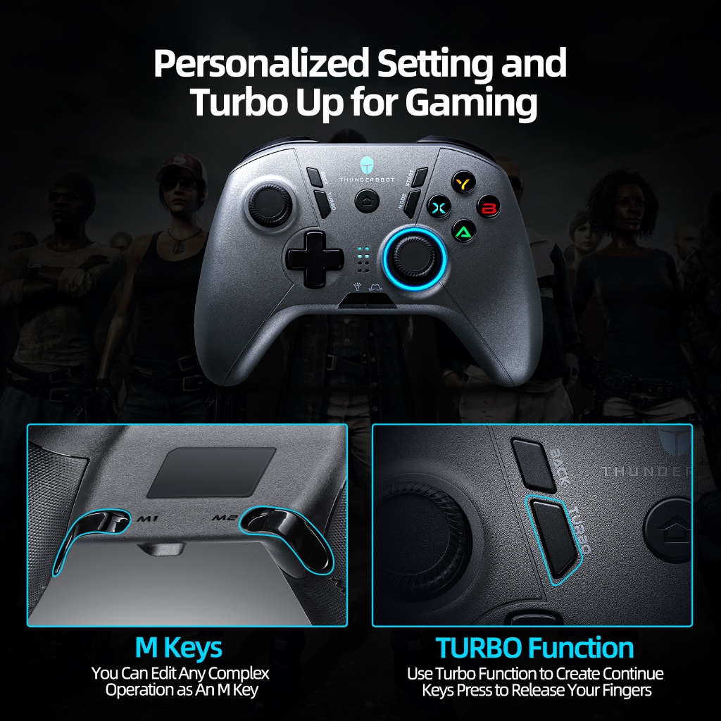 Thunderobot G30 Wired Gamepad Multi-Platform Computer TV Steam Gaming Controller. 