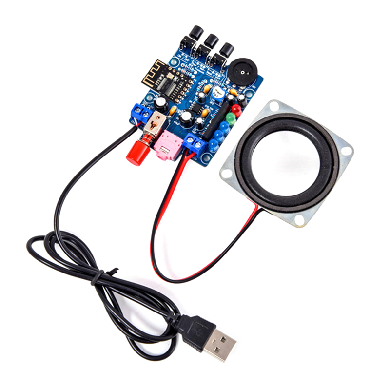 -009 Bluetooth Speaker Mini Spaker Unit Electronic Component DIY Kit Wireless Wired 5V DC Powered and Acrylic Shell Easy to Use. 