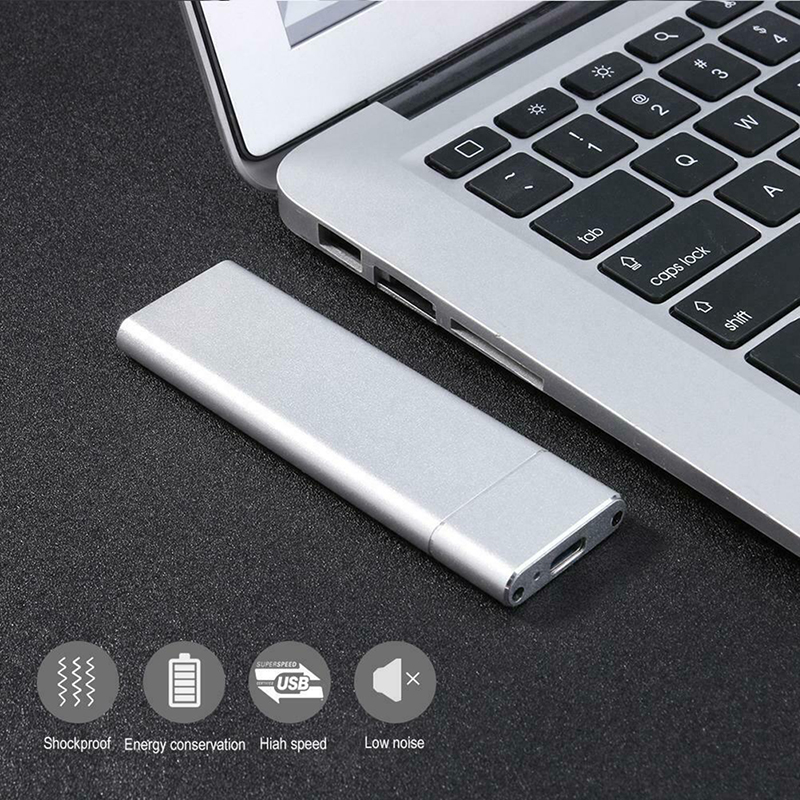 M.2 NGFF SSD Hard Disk Drive Case USB 3.0 HDD Enclosure Box. 