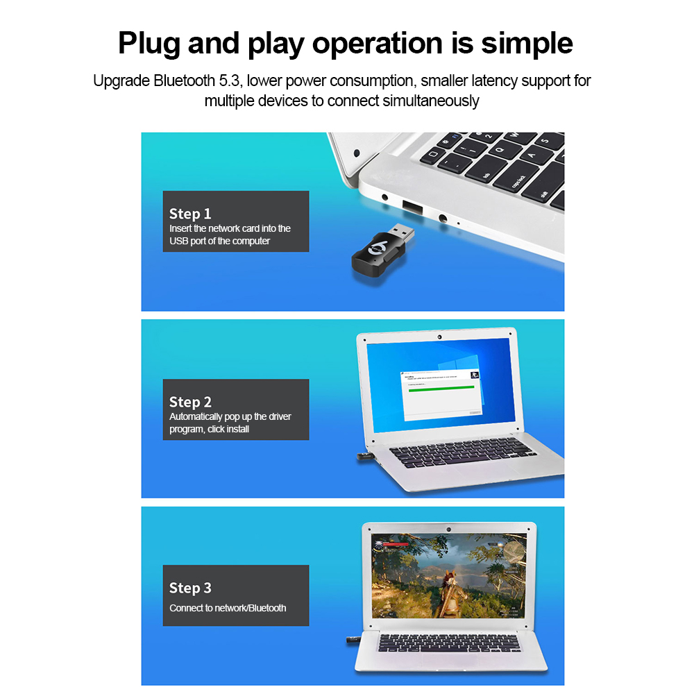 AX900 USB WiFi 6 Bluetooth 5.3 Adapter 2in1 Dongle Dual Band 2.4G 5.8GHz USB WiFi Network Wireless Wlan Receiver DRIVER FREE. 