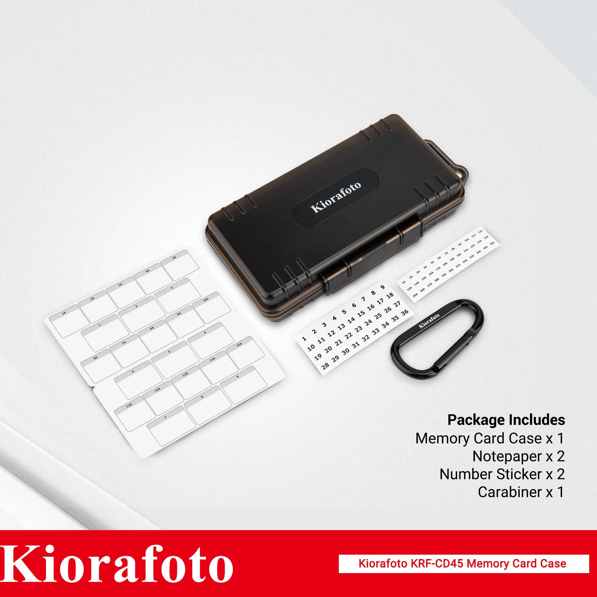45 Slots Memory Card Holder Case Organizer Keeper Storage for SD XQD Cfexpress Type A for PSV PS Vita Nintendo Switch Game Cards. 