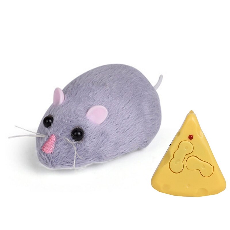 【happy one】Wireless Remote Control Mock Fake Rat Mouse Mice RC Prank Joke Scary Trick Toy for Cat Puppy DXAD. 