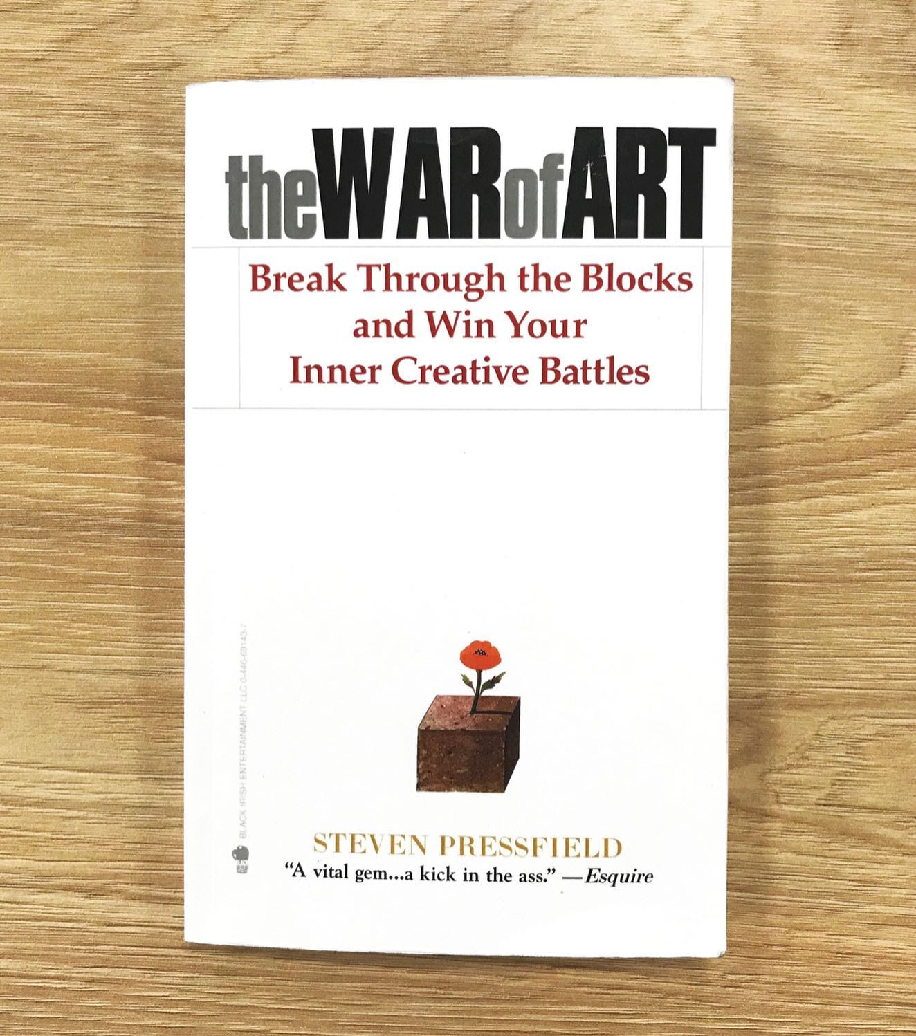 The War of Art: Break Through the Blocks and Win Your Inner Creative Battles by Steven Pressfield. 