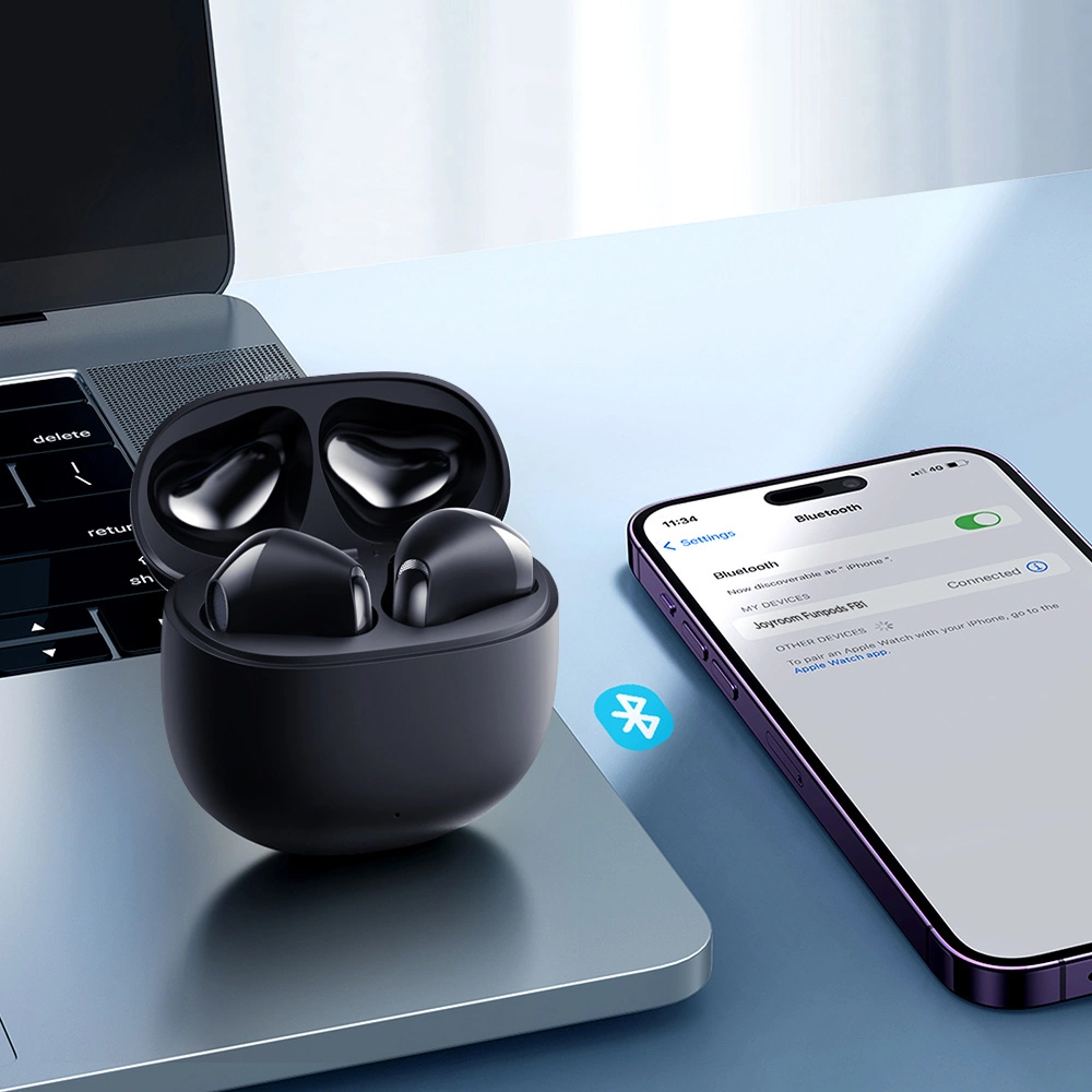 Joyroom JR-FB1 Funpods Series Bluetooth 5.3 wireless TWS headphones - black. 
