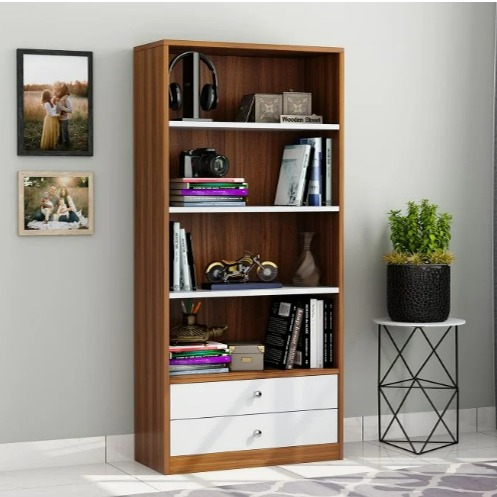 Lavish Book Shelf With two Drawer length 2ft height 6ft depth 1ft