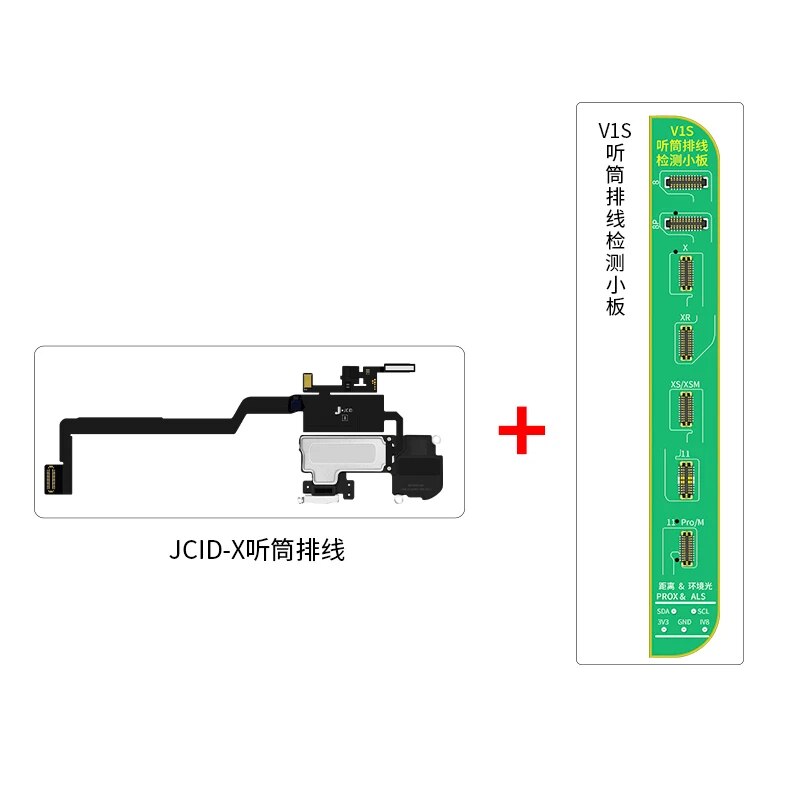 JC JCID Earpiece Receiver FPC Flex Cable For iPhone 14 13 12 11 X XR XSM Pro MAX Earpiece Speaker Sensor Flex True Tone Repair. 