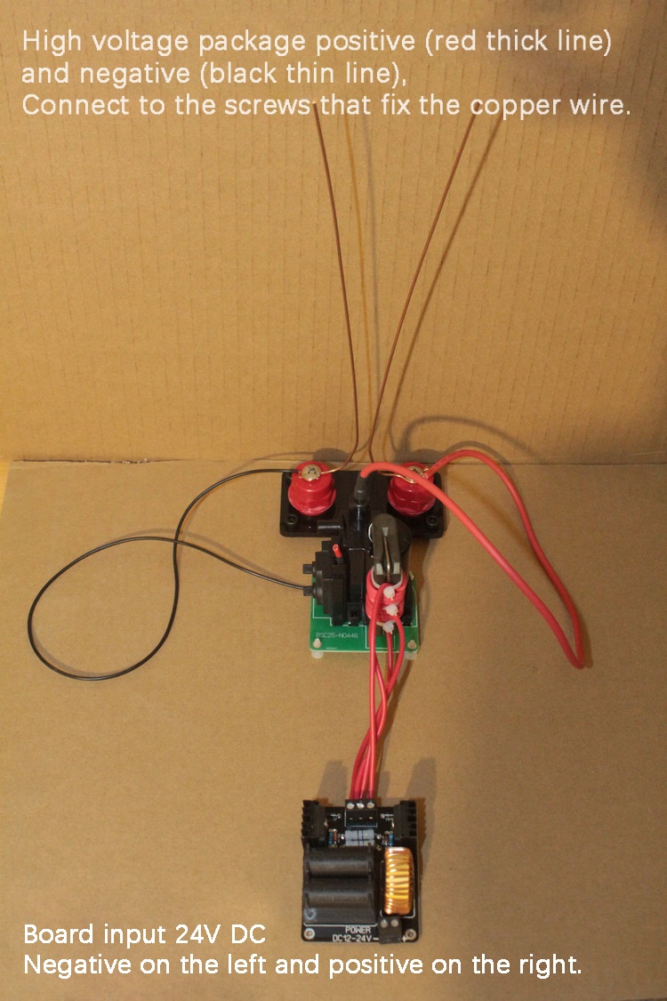【Mary DAI Store】Voltage Arc Jacob Ladder Experiment DIY Experiment Kit Tesla coil physical toy ZVS 24V 200W Power Supply. 