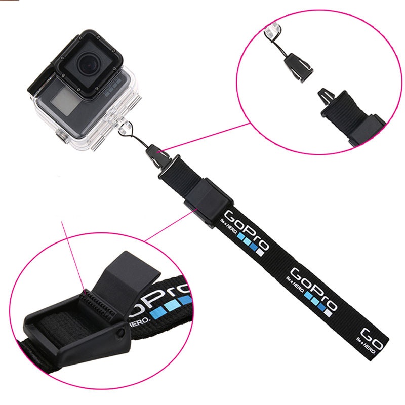 Hot Wrist Strap Nylon String Hand Lanyard Rope Cord Adjustable for GoPro Hero 10 9 8 7 6 SJCAM DJI OSMO Action 2 Camera Accessories. 