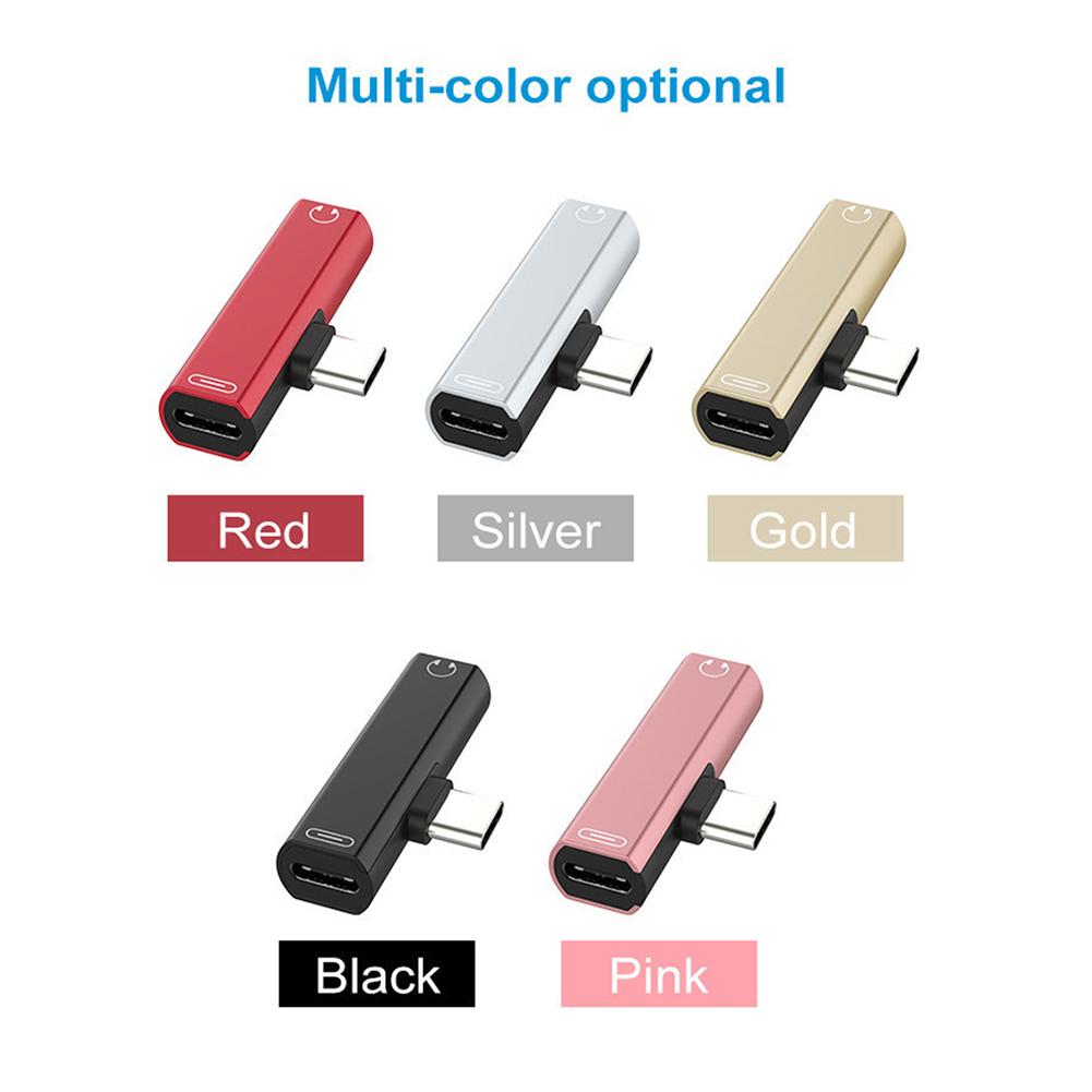 【Xiaofeng】2 in 1 C charge connector audio headphones adapter MIUI Huawei. 