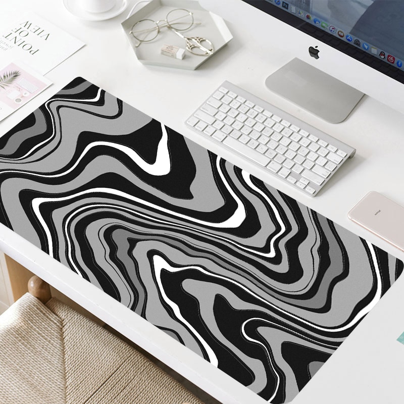 【happy one】Art Strata Liquid Mouse Large Gaming Mousepad Compute Mouse Mat Gamer Stitching Desk Mat XXL PC Keyboard Mouse. 