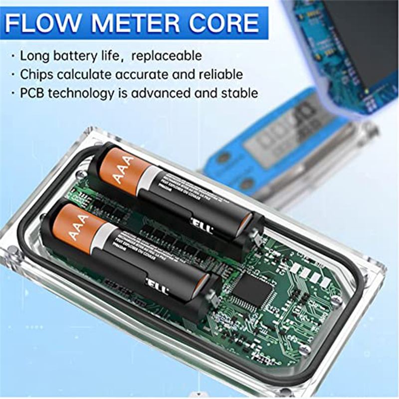 Fuel Flowmeter Water Flow Meter Accuracy Flow Meter for Measure of Water Crude Oil, Methanol Gasoline Liquid Flow. 