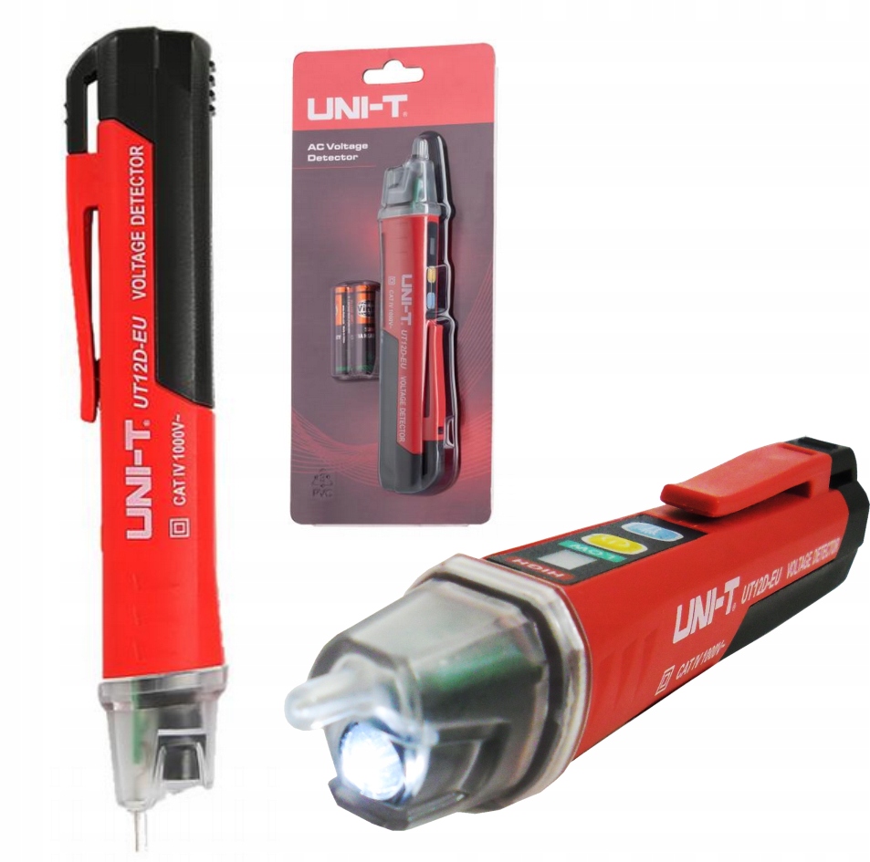 UNI-T]AC]Voltage Detector]NCV]12V~1000V]Non Contact Voltage Tester Pen Shaped Stick Pencil For Industrial Electrical Work]]]]RRT. 
