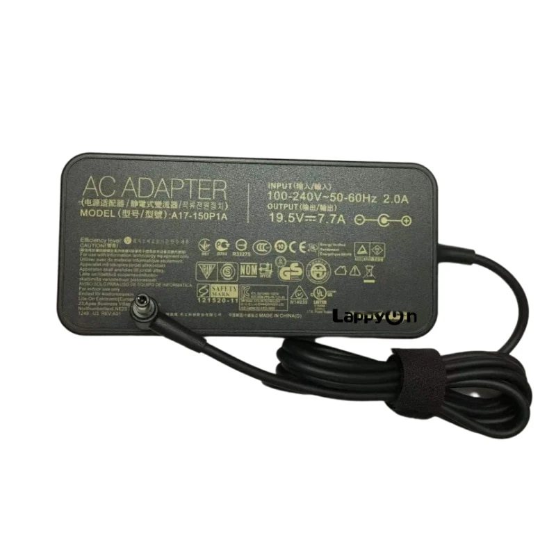 19.5V 7.7A 150W AC Adapter Charger For ASUS ROG GL503V GL552VL GL551V GL703V GL703 VX7SX-DH71Basketball. 