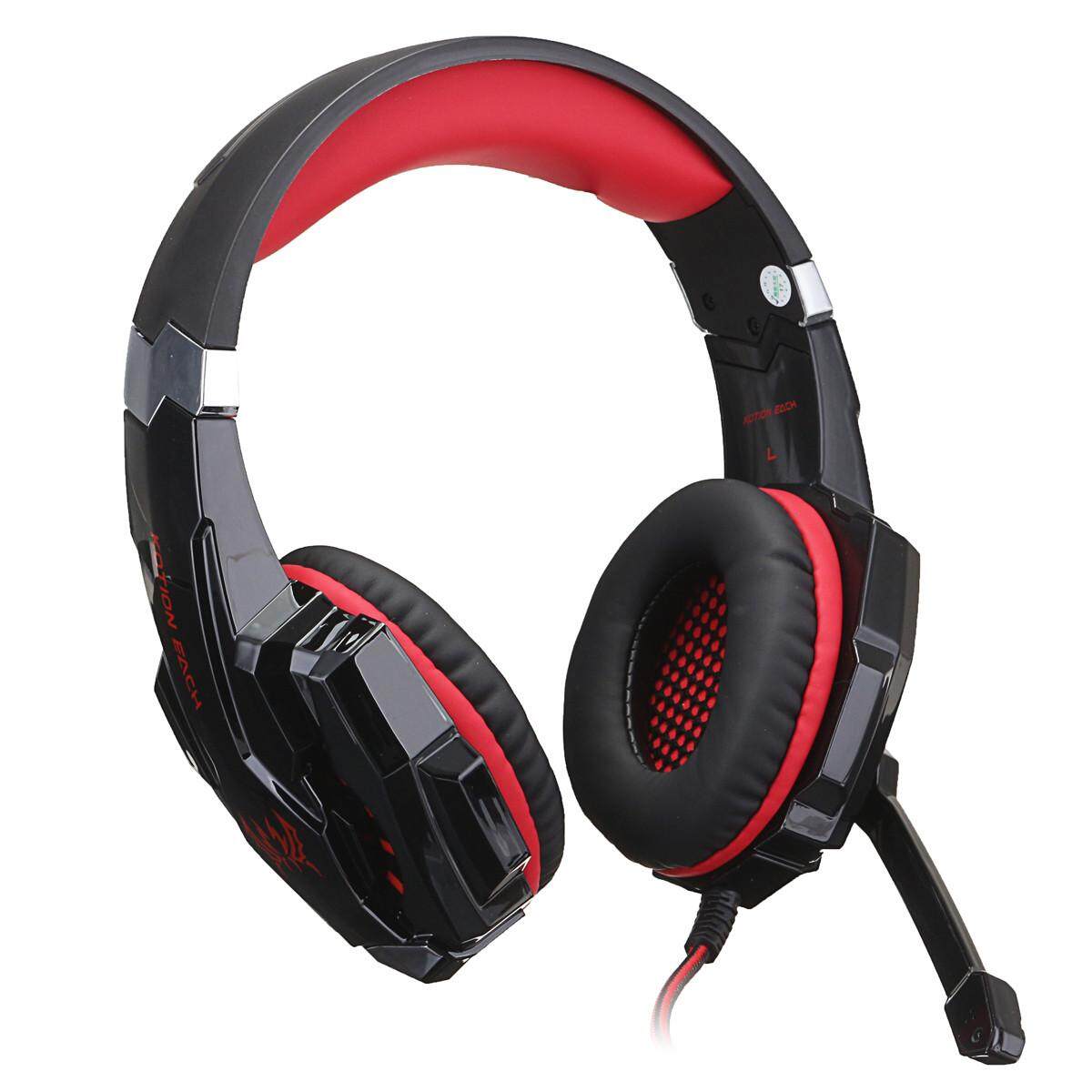 laptop parts Noise Cancelling Gaming Headset With Mic Stereo Bass LED Light For PC Computer. 