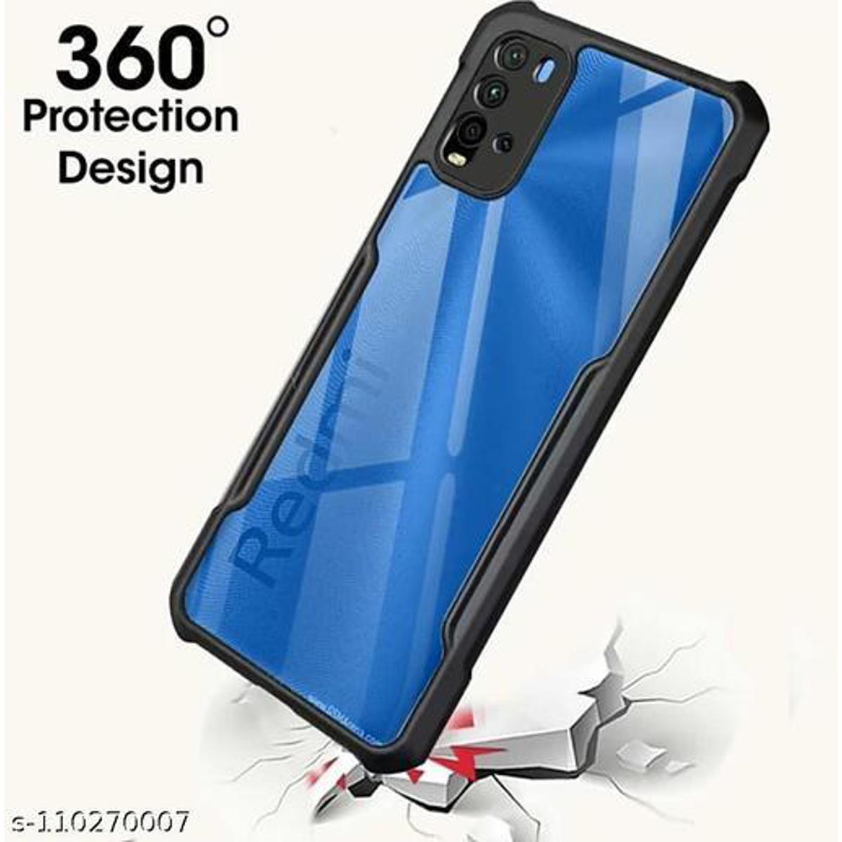 Ridmi 9 power  Flat Leather Shockproof Bumper Case For. 