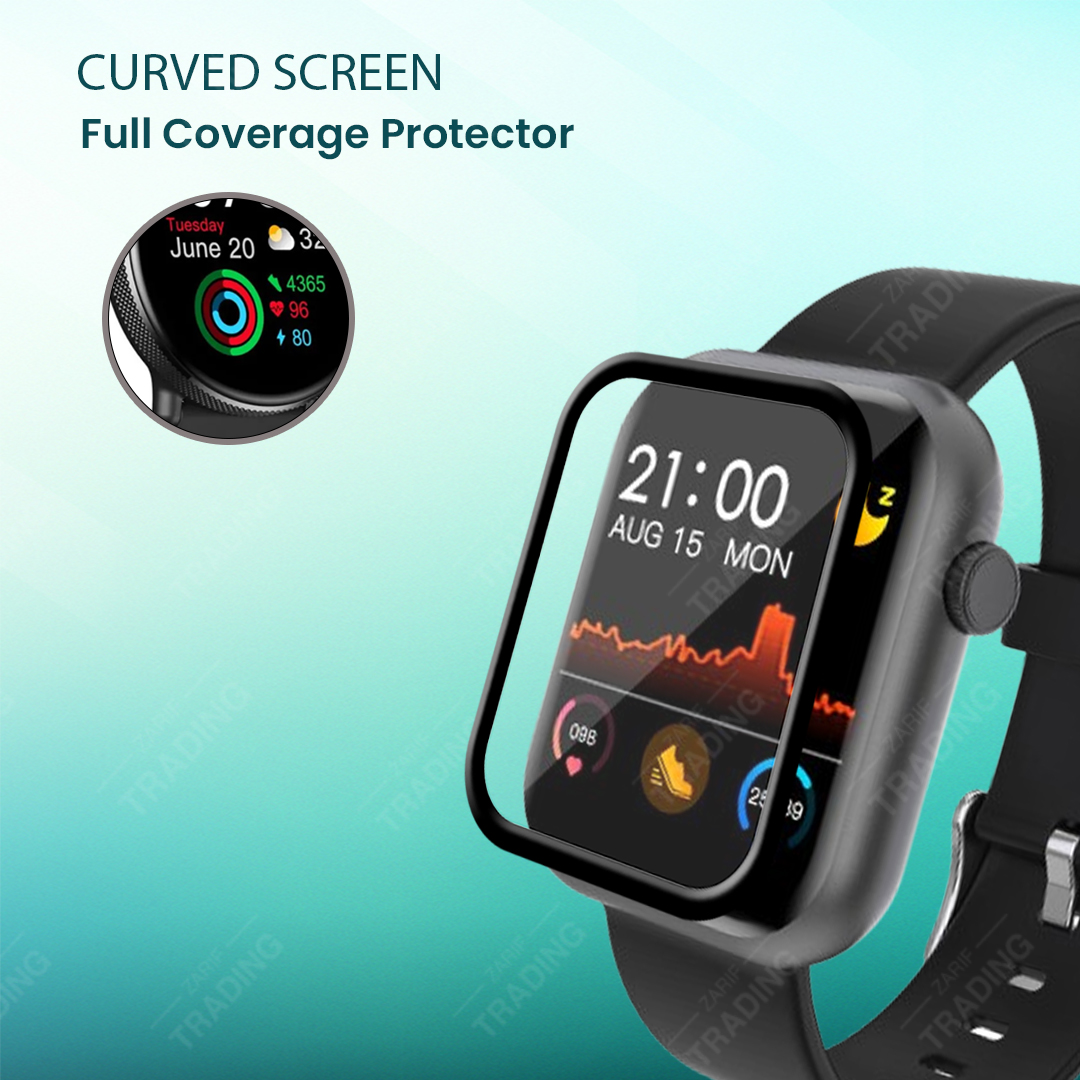 Colmi P9 Smart Watch PMMA Full Coverage Screen Protector. 