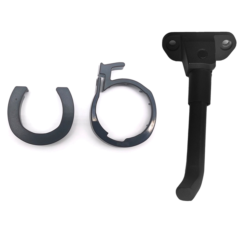 Scooter Front Tube Stem Folding Guard Ring for Ninebot MAX G30 Pack Insurance Circle & Scooter Parking Stand Kickstand