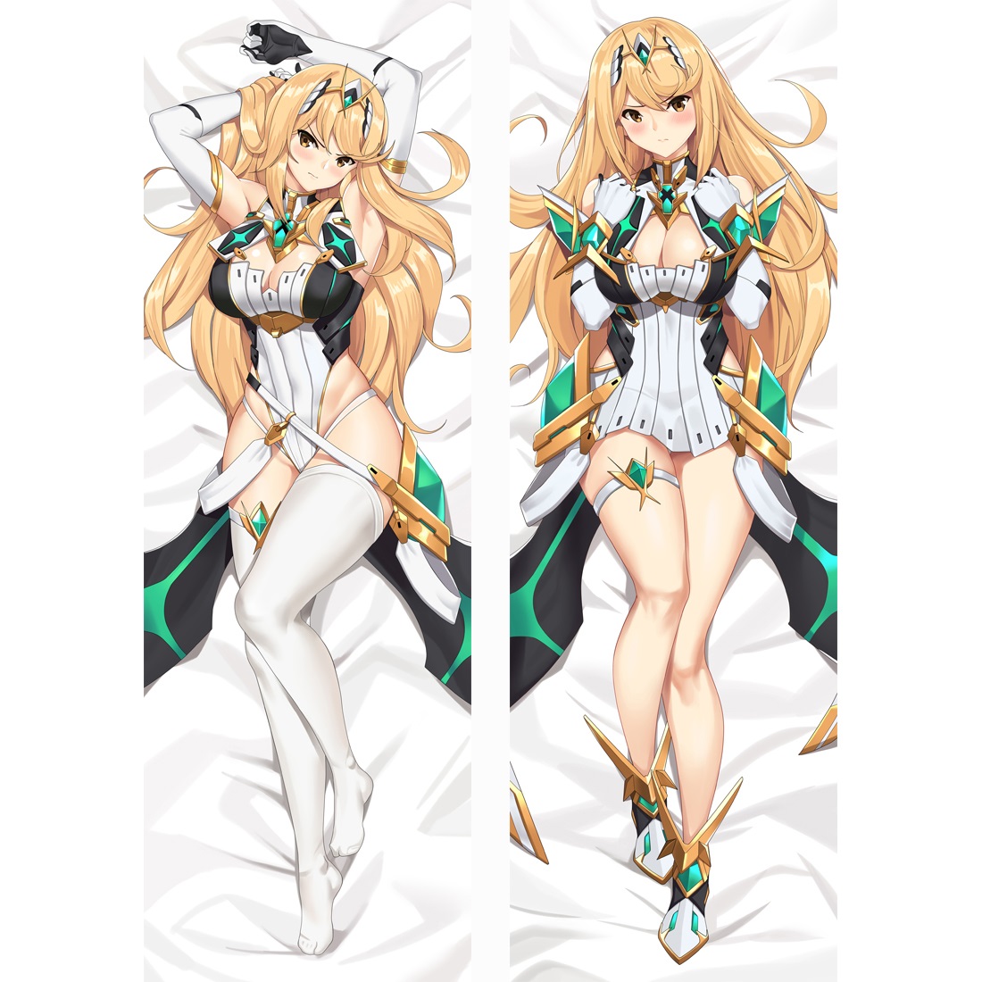 Anime Xenoblade 2 Dakimakura Mythra Pyra Pneuma Girl Hugging Body Pillow Case Cover Throw Otaku Pillowcase