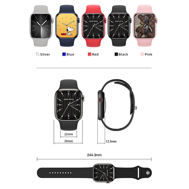 i10 PRO MAX SMART WATCH SLIM DIAL | 49MM BT CALLING | HD DISPLAY. 