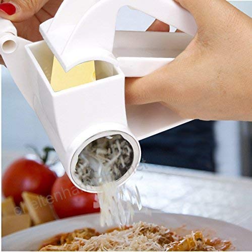 2 in 1 Multi Purpose Rotary Drum Dry Fruit Slicer and Cheese Grater. 