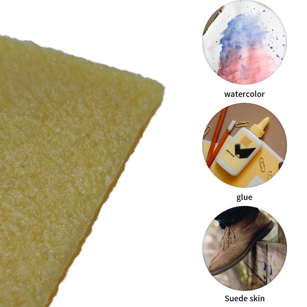 LKPCIGCXM 6PCS Rubber Cement Eraser, Glue Runner Eraser, Glue Residue Pick-Up Eraser for Removing Adhesive and Residues. 