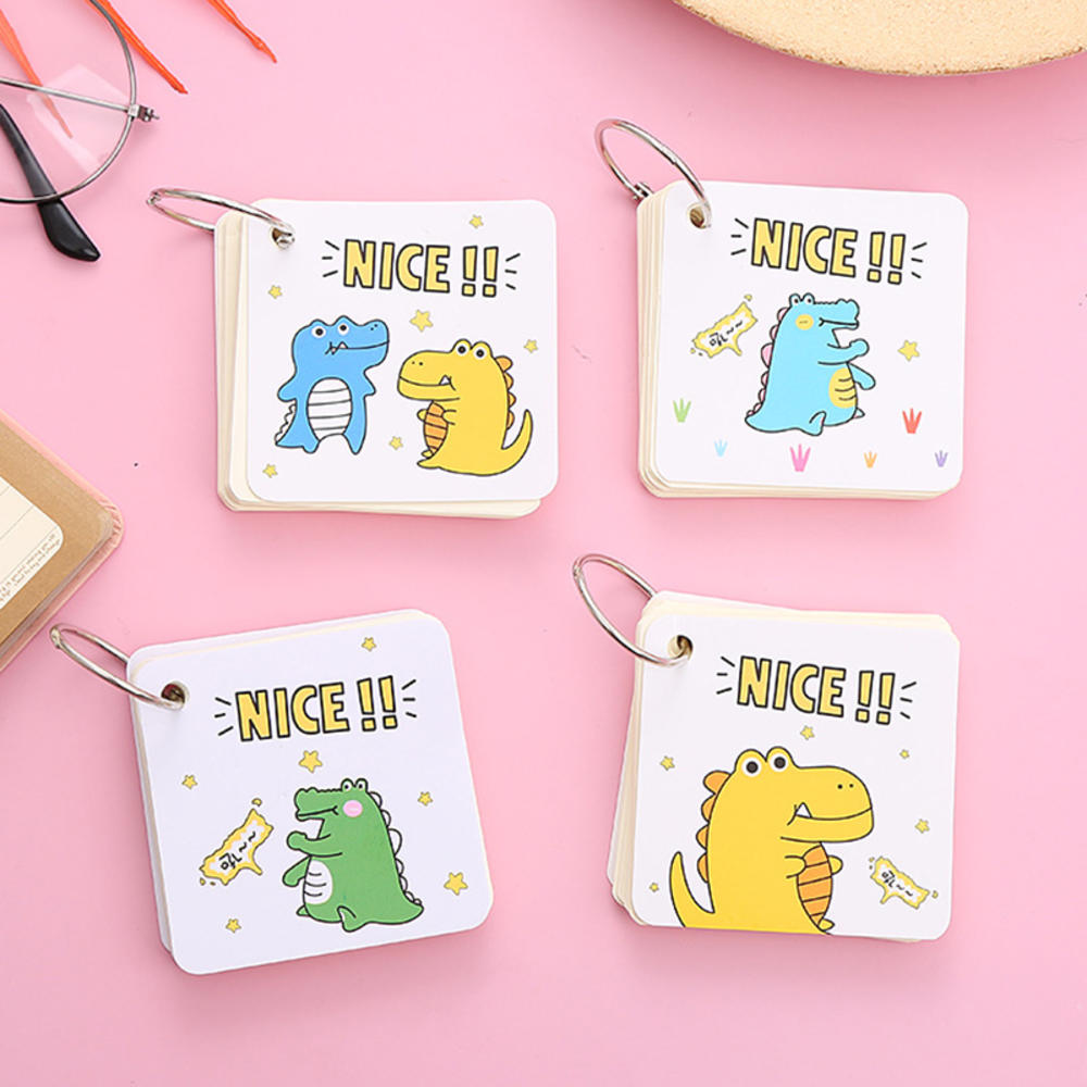 Binder Ring Flash Card Study Cards Memo Pad Index Cards. 