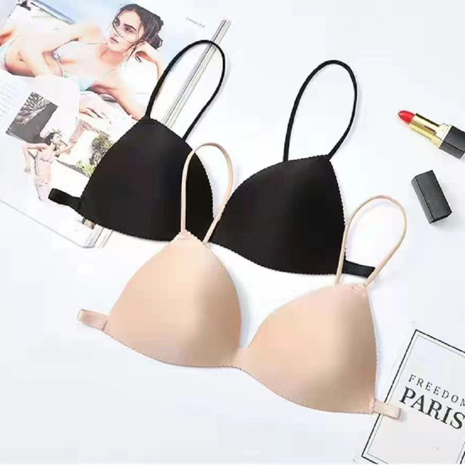 Skinny strap bra online