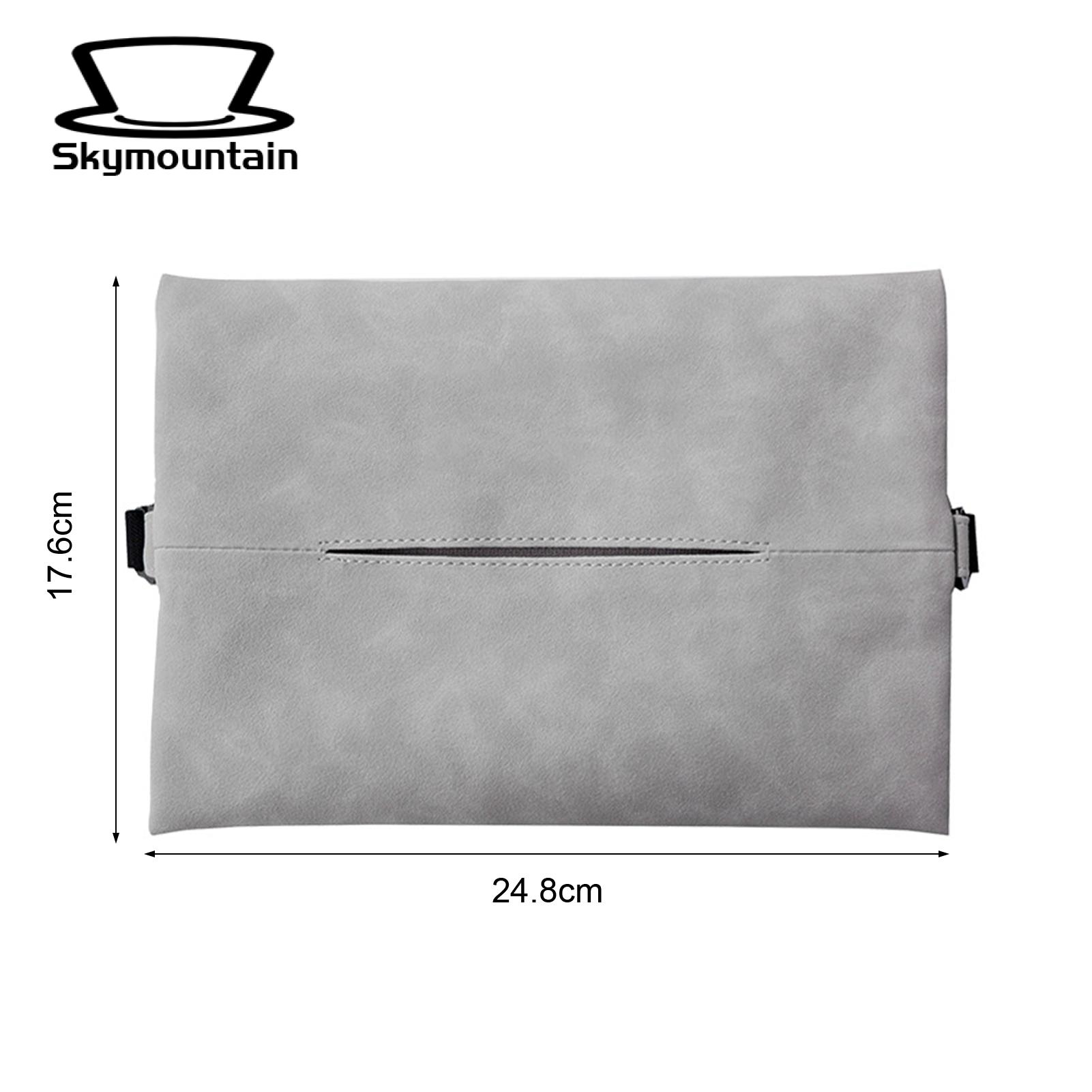 Skymountain Toilet Tissue Box Bottom Zipper Closure Wide Application Tissue Dispenser Box. 