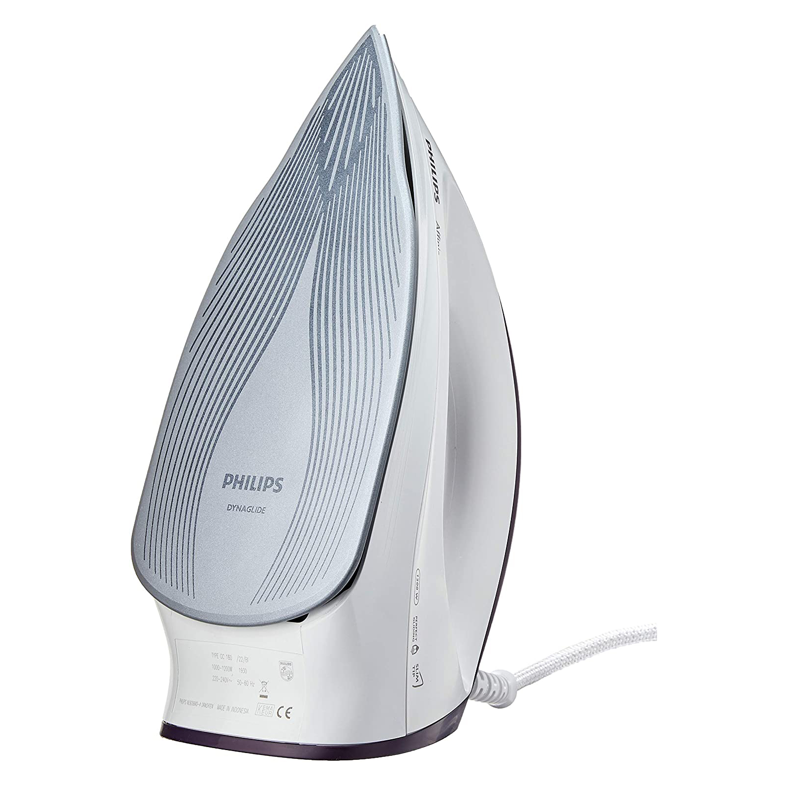 Philips GC160/22 Affinia Dry Iron with DynaGlide Soleplate. 