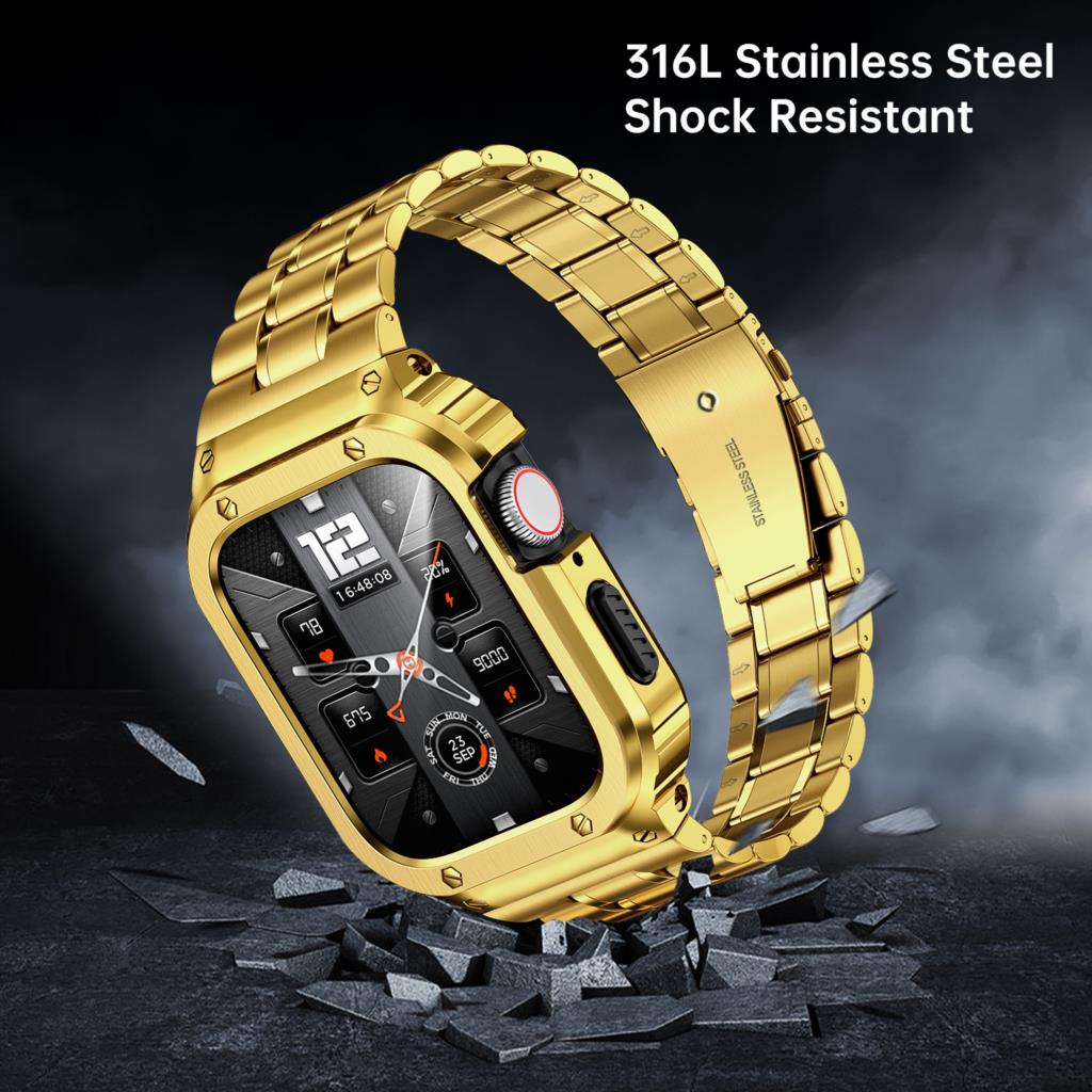 14 karat gold apple watch band hot sale