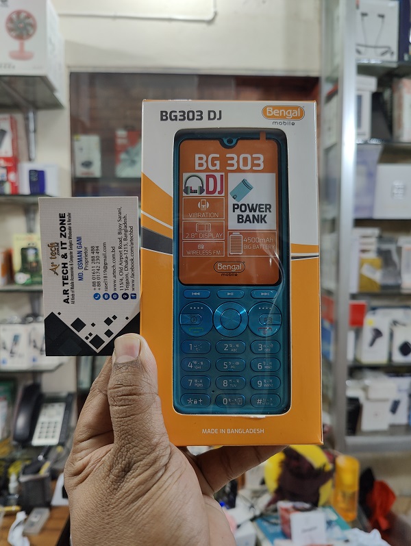 Bengal BG 303 Dj Java Supported 4 SIM Standby 4500mAh Power Bank Phone. 