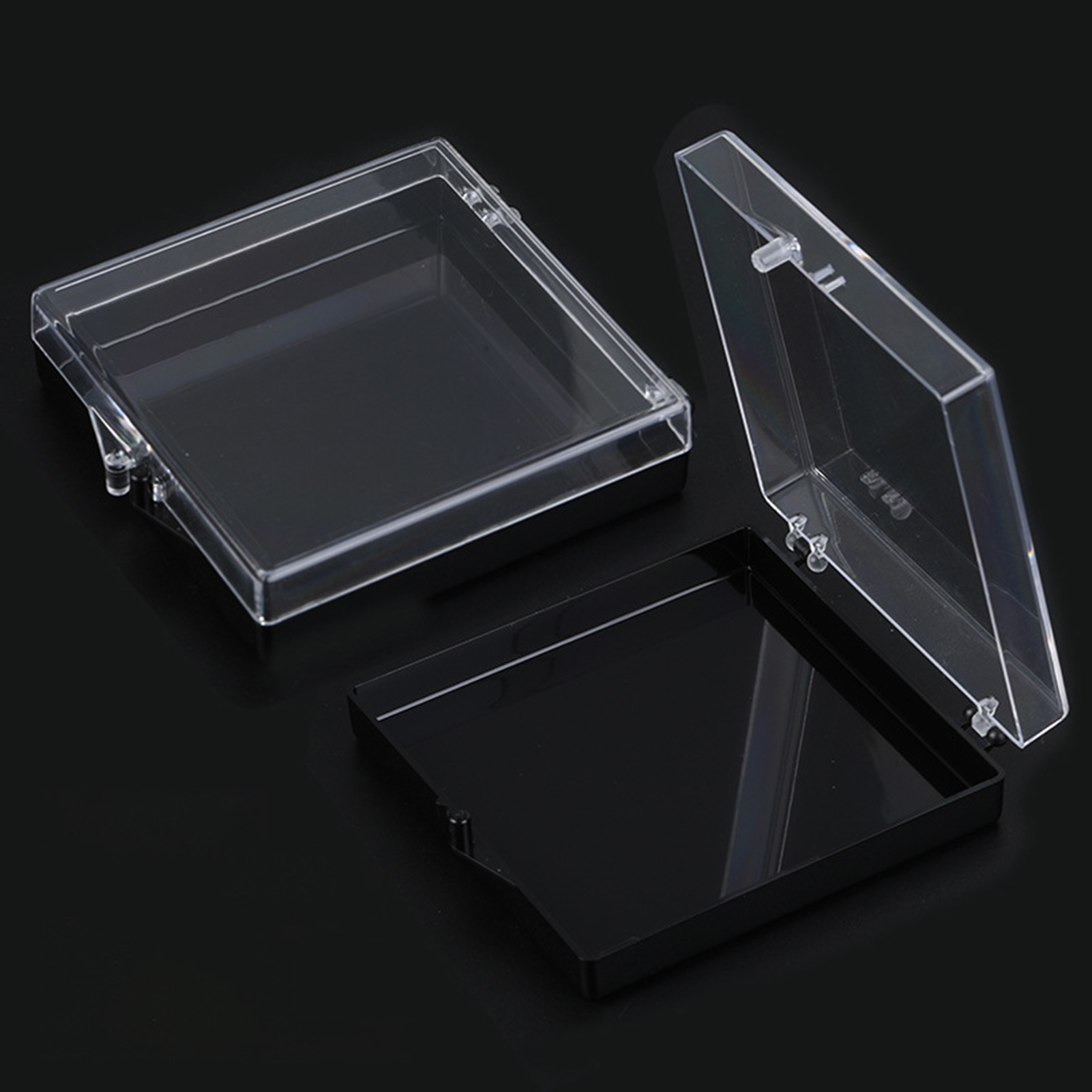 Acrylic Transparent and Delicate Gift Box Clear Acrylic Box with Lid Suitable for Beginners in Nail Art. 