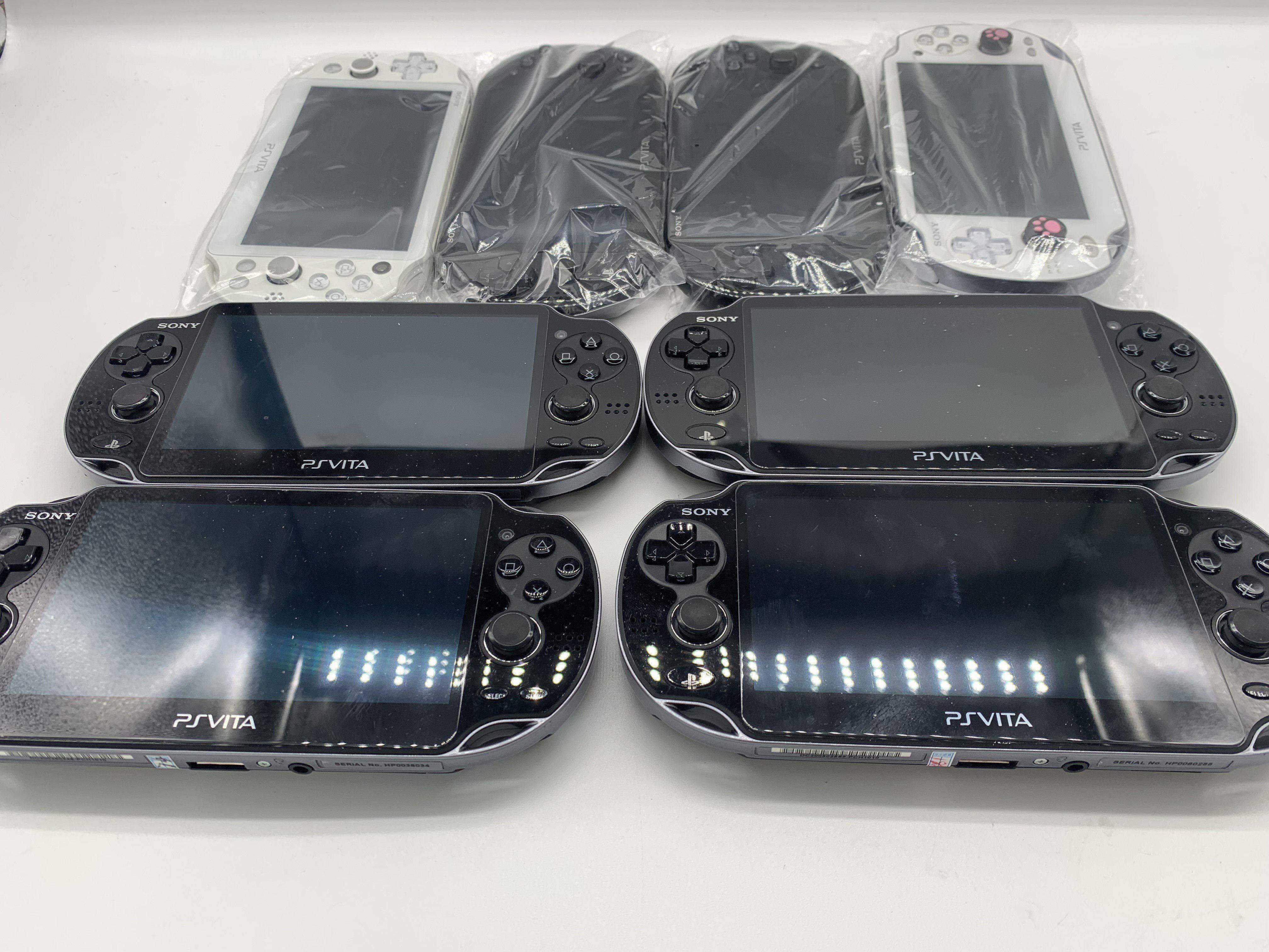 PSV 1000 Model RARE Model For playstation PSP vita 1000 Colors Has Black White and Red Blue Console has 32G 64G 128G Of memory. 