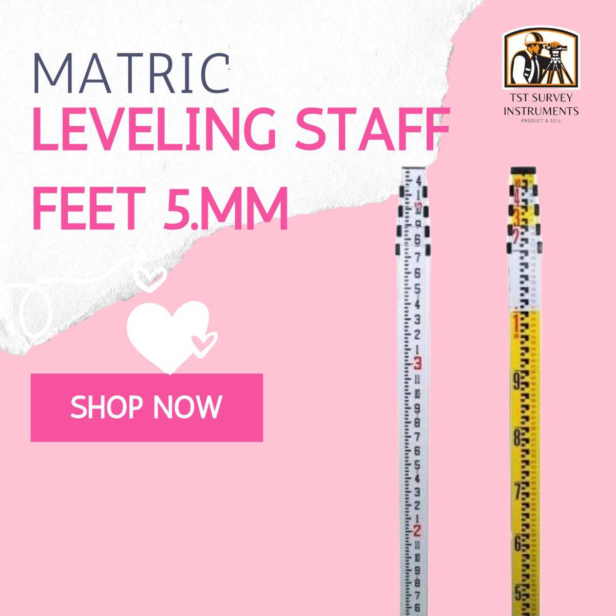 Leveling Staff 5 Meter 5 Section for Auto Level Price in Bangladesh