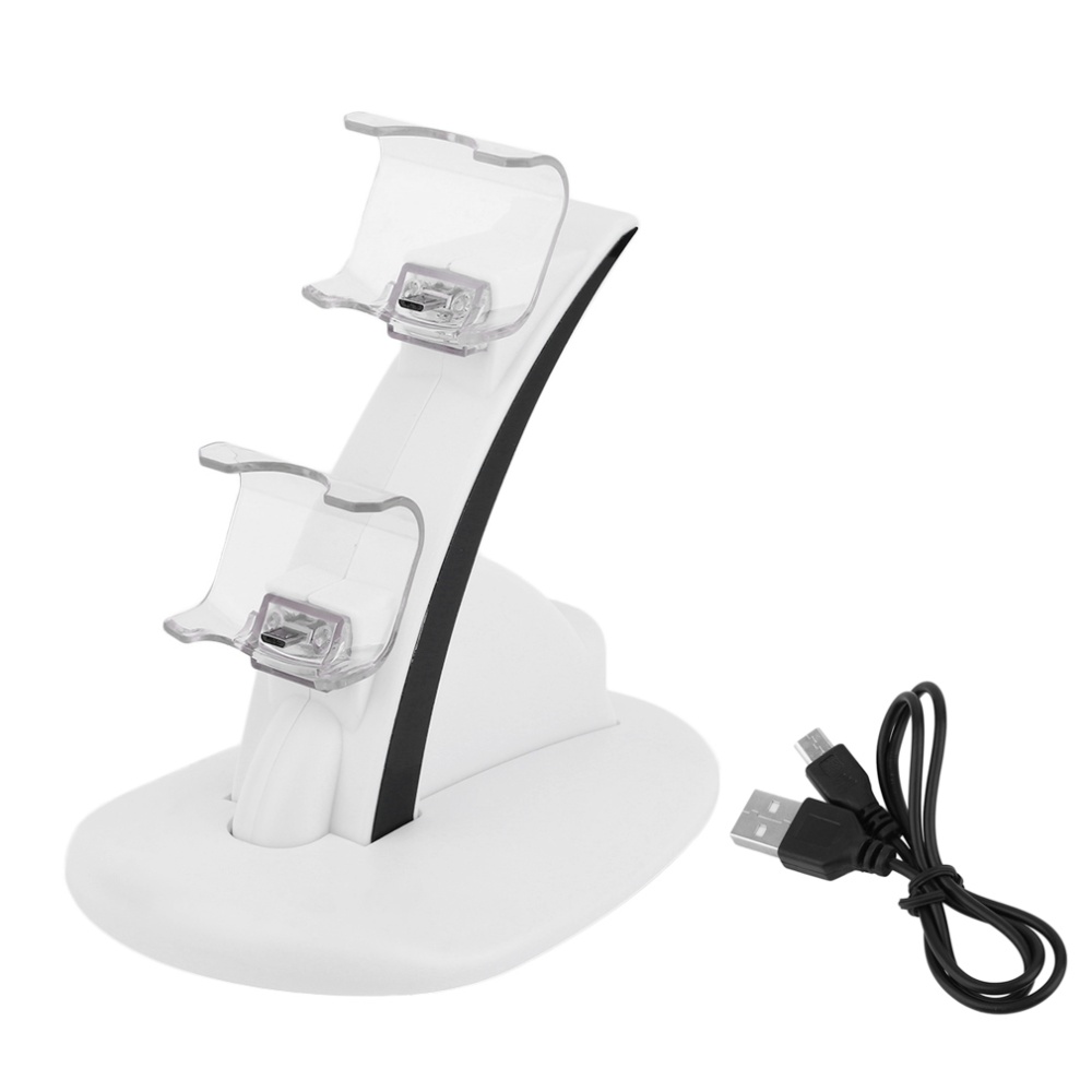 White Fast Charging Docking Station for PS4 Dual Controller PlayStation Charging Dock Station Charger Good effect and easy to use. 