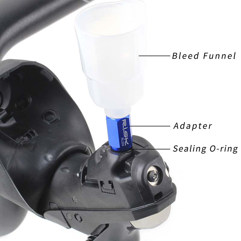 RL224 Convert To Road Hydraulic Disc Brake Bicycle Bike Bleed Funnel Adapter. 