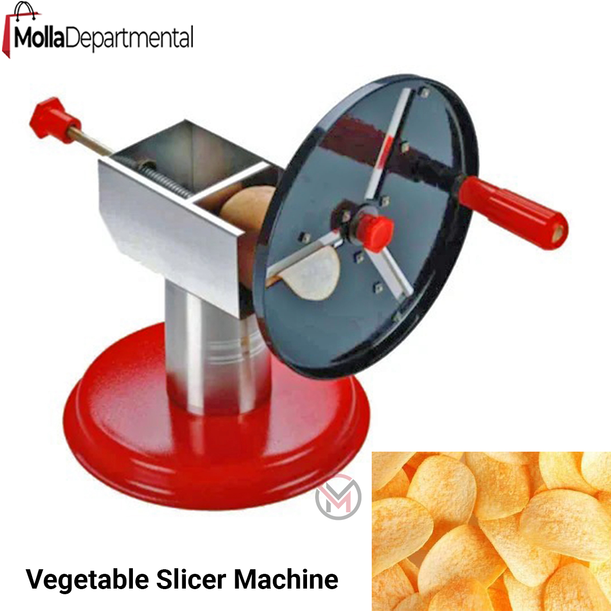 Stainless Steel Vegetable Slicer | Wafer Maker Machine