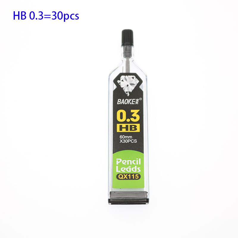 30pcs/Bottle, Automatic Pencil Lead 2B 2H HB Pencil Refill 0.3 Mm/0.5 Mm/0.7mm/0.9 Mm Pencil Refill Student Writing Office Amour zii. 